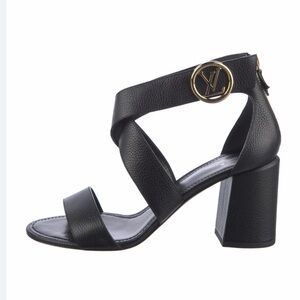 Louis Vuitton Block Heel Sandals